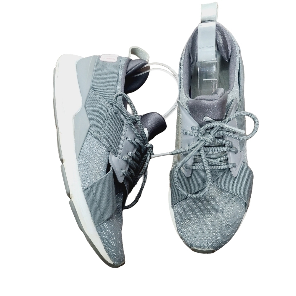 Puma Muse Ignite Grey Speckled Glitter Sneaker 8.5